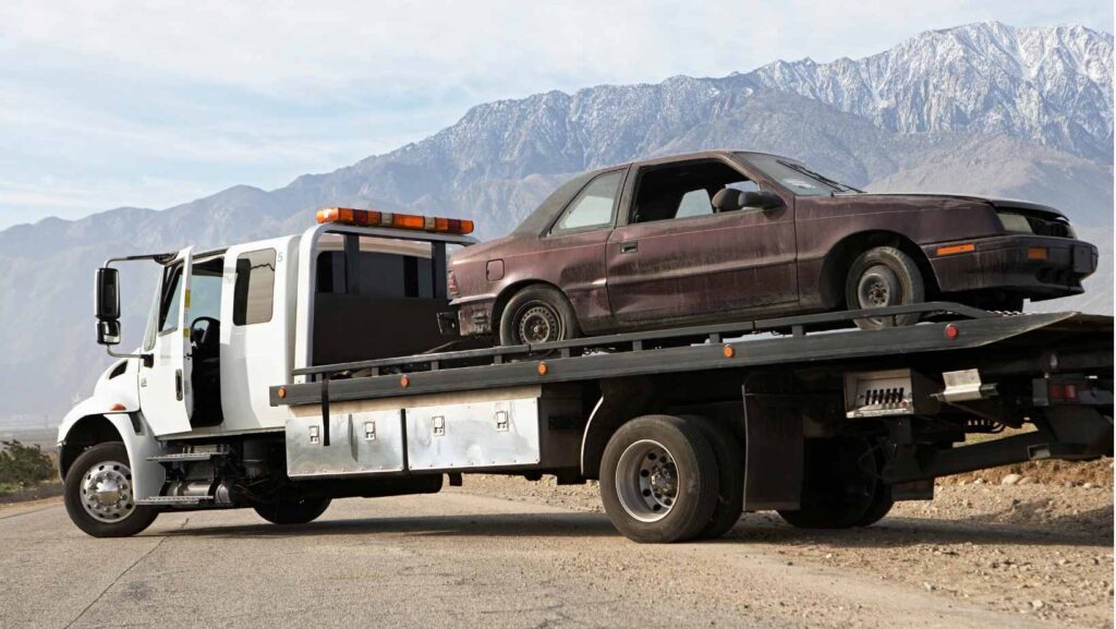 long distance towing truck